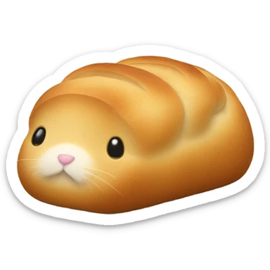 Bunny bread sticker