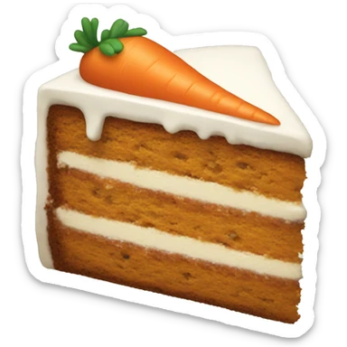 carrot cake sticker