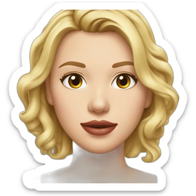 scarlett-johansson-cheveux-blonds-yeux-verts   Télécharger des émoticônes emoji généré par l'IA sticker