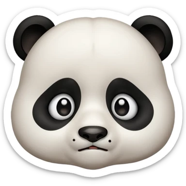 Can you create a panda crying emoji for me 🐼 this panda with.. crying, 🥺 with these eyes,  🥹 and these, 😏 and this sticker