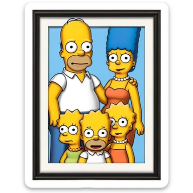 Simpsons sticker
