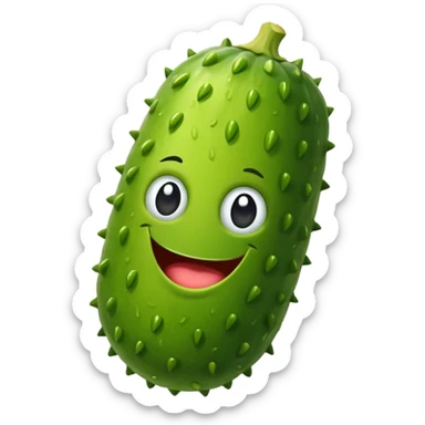 happy pickle sticker