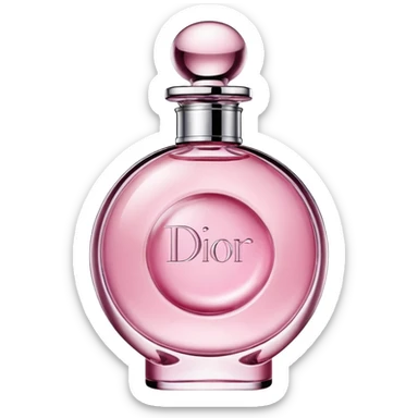 pink dior perfume sticker