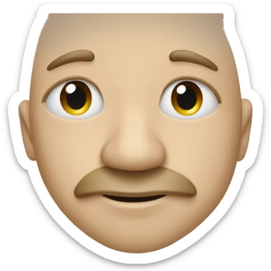 a nose smelling
 sticker