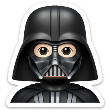 Happy Darth Vader sticker