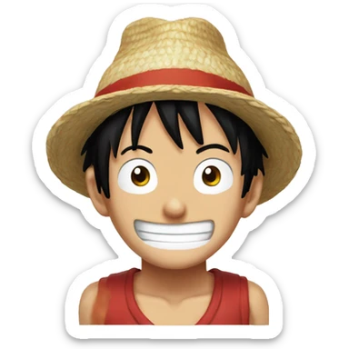 Luffy sticker