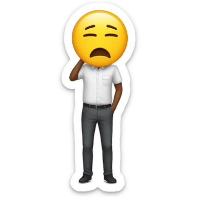 Social media burnout sticker