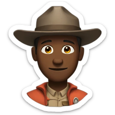 scout from team fortress 2 sticker