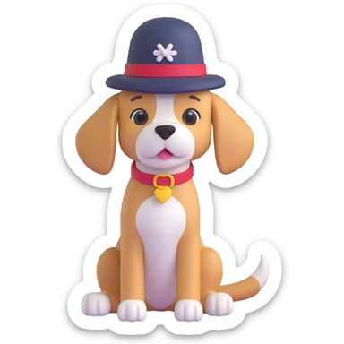 this is fine meme character sticker