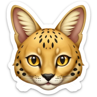 Serval hybrid cat puma sticker