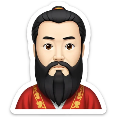 an image of Confucius from china sticker