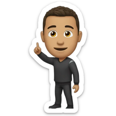 Ronaldo saying goodbye sticker