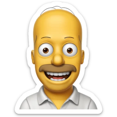 the simpsons, Different every character, only one at a time. sticker