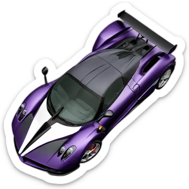 Pagani sports car sticker
