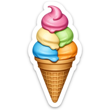 ice creams scopes sticker