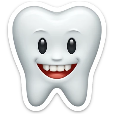 teeth strait sticker