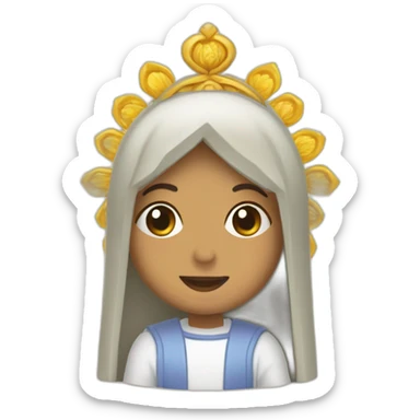 rocieras caminando por el coto hacia la virgen del rocio sticker