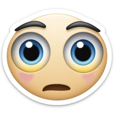 Combined heart eyes and 🤭 sticker