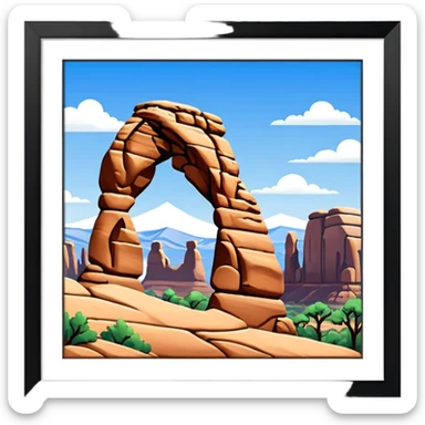 arches national park sticker