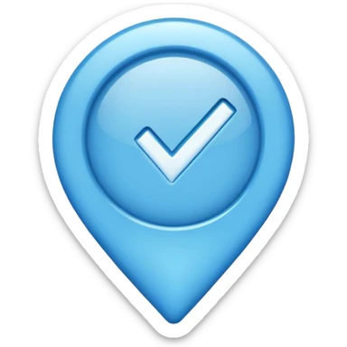 Palomita azul de verificado tiktok sticker