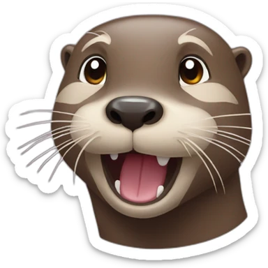 otter liebt otter sticker