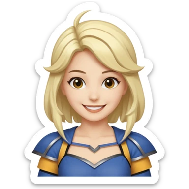 Comic con woman sticker