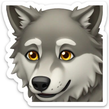 wolf  sticker