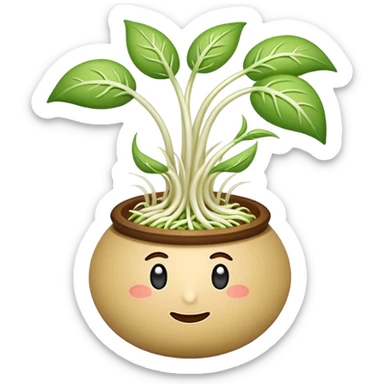 Bean sprouts sticker