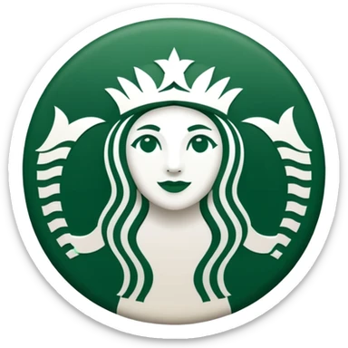 Starbucks logo but not sticker