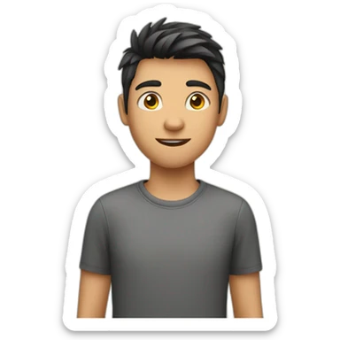 Teenager spielt Dart sticker