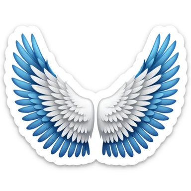 Only a double side wing not a bird sticker