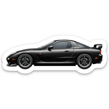 Mazda RX-7 MK4 best view  sticker