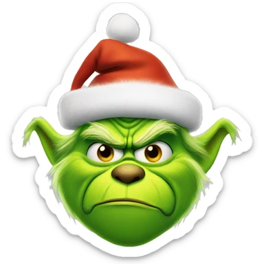 Grinch sticker