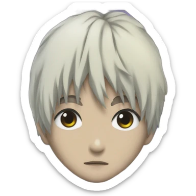 Chainsaw man anime sticker