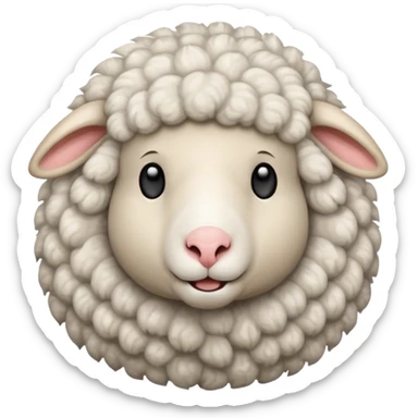sheep emoji sticker