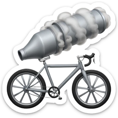 vehile pollution bike silencer smoke sticker