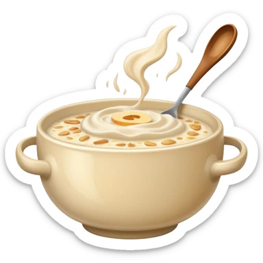 A bowl of porridge  sticker