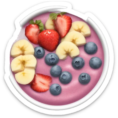 smoothie bowl  sticker