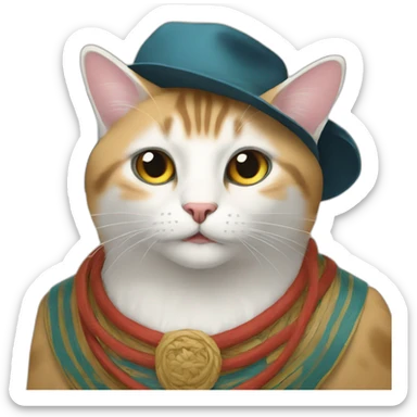 gato peru sticker