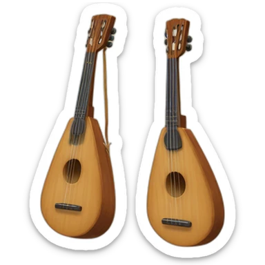 Erlandskian Blakajaki Balalaika Family instrument sticker