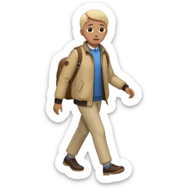Person walki sticker