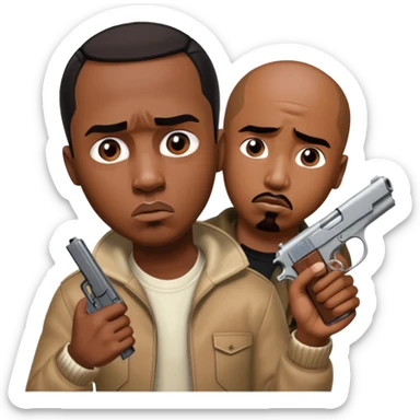 Diddy killing tupac sticker