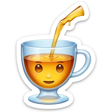 Cup with lean in it sticker