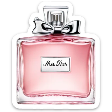 Miss dior perfume sticker