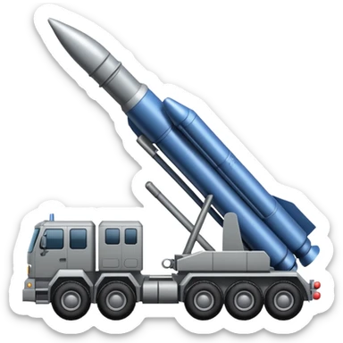 NATO military rocket launch system with many missles sticker