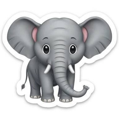 Elephant sticker