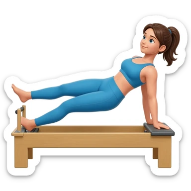 Blue Pilates sticker