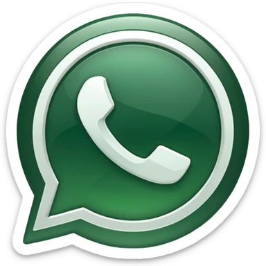WhatsApp logo sticker