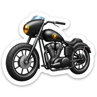 Bullet bike with black sticker