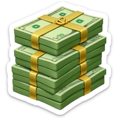 Millions of dollars sticker